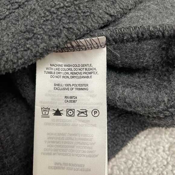 Columbia Benton Springs Fleece Jacket Vest Womens Small Dark Gray Outdoor Hiking - Picture 4 of 12